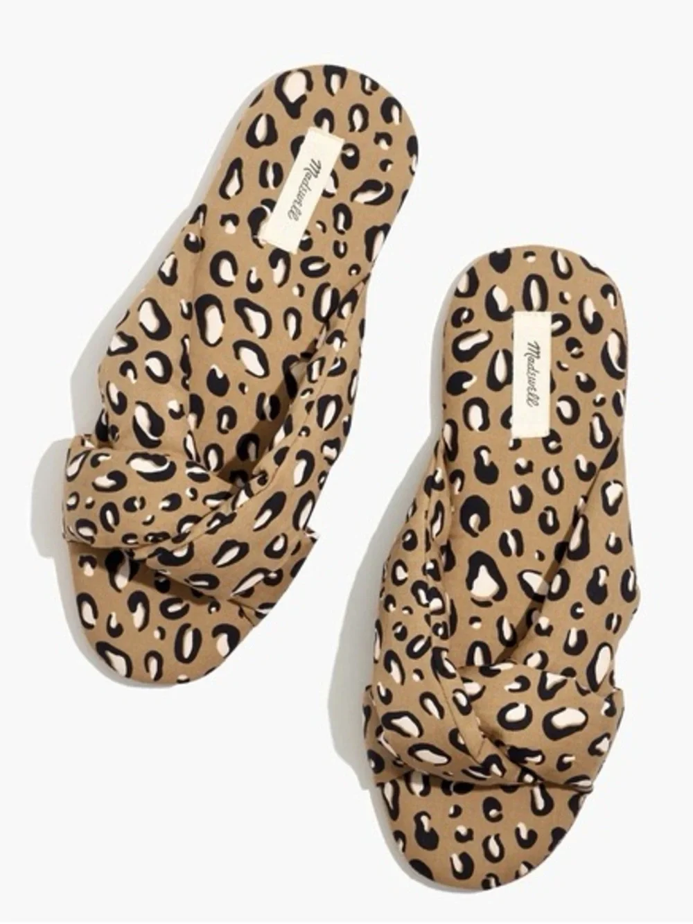 Madewell Crisscross Scuff Slipper in Animal Print Size 7 - Picture 1 of 6